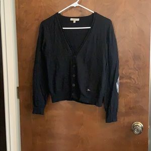 Burberry London black cardigan size small
